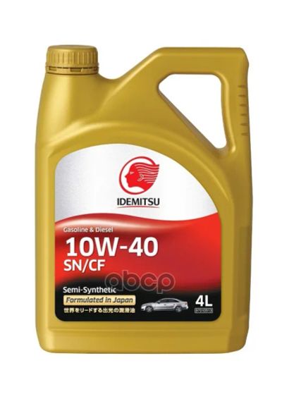 Лот: 24859173. Фото: 1. IDEMITSU Idemitsu S-S Sn/Cf 10W40... Масла, жидкости