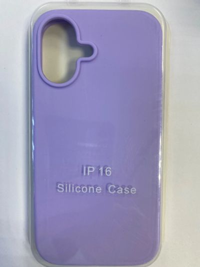 Лот: 24075044. Фото: 1. Чехол Soft Touch iPhone 16 Фиолетовый... Чехлы, бамперы