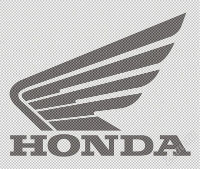 Лот: 513536. Фото: 1. виниловая наклейка =honda крыло... Детали тюнинга