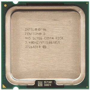 Лот: 5461954. Фото: 1. Процессор Intel Pentium D 945... Процессоры