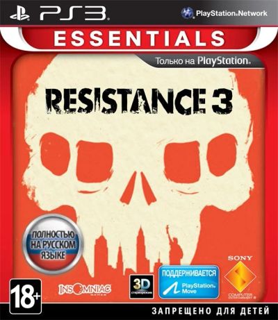 Лот: 11576265. Фото: 1. Resistance 3 PS3. Игры для консолей