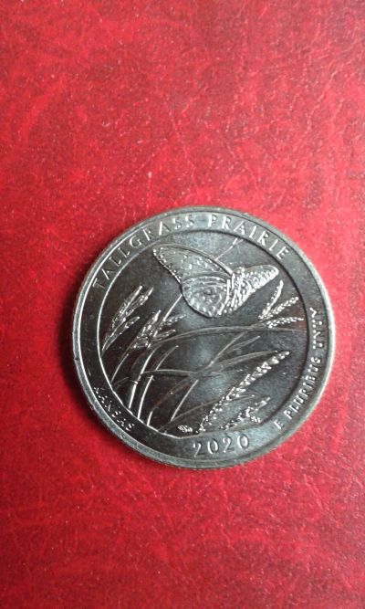 Лот: 17684495. Фото: 1. 25 центов США 2020г Парки Америки... Америка