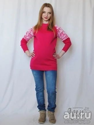 Лот: 8756525. Фото: 1. Джемпер вязаный теплый для беременных... Кофты, туники