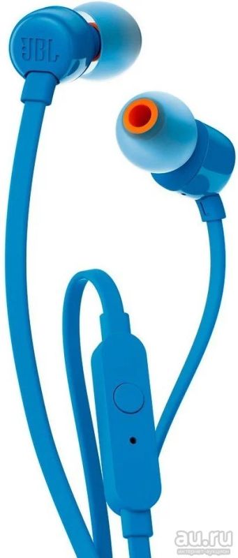 Лот: 12817631. Фото: 1. Наушники с микрофоном JBL T110... Наушники, гарнитуры