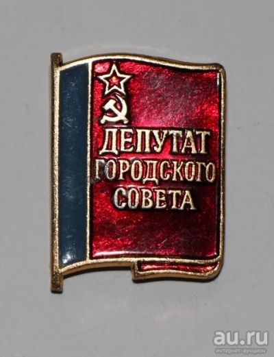 Лот: 8810283. Фото: 1. Знак: Депутат городского совета... Сувенирные