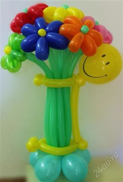 Лот: 2860830. Фото: 1. Букеты, цветы, фигуры из воздушных... Воздушные шары