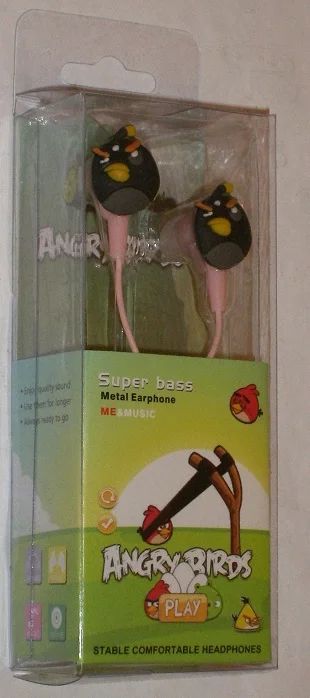 Лот: 3414701. Фото: 1. Наушники Angry Birds: капельки... Наушники, гарнитуры