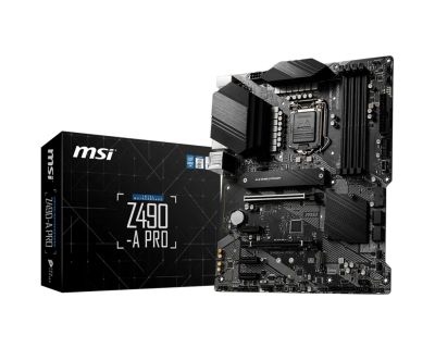 Лот: 19668771. Фото: 1. Материнская плата MSI Z490-A Pro... Материнские платы