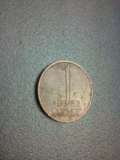 Лот: 7948313. Фото: 1. 1 цент 1962 год Нидерланды. Европа