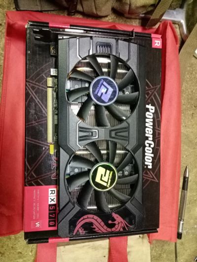 Лот: 17471323. Фото: 1. powercolor rx 570. Видеокарты