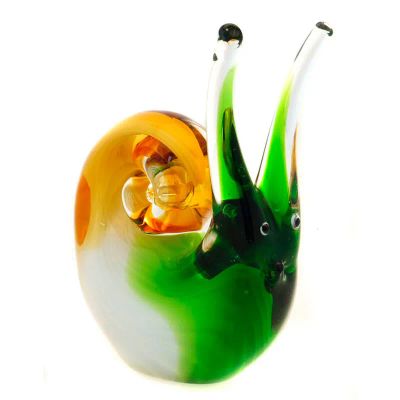 Лот: 25000900. Фото: 1. Фигурка Art Glass Улитка. Фигурки, статуэтки