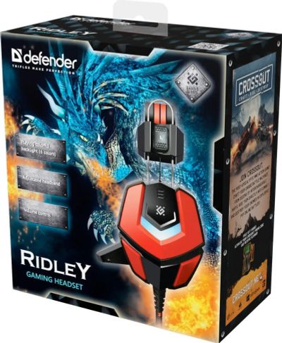 Лот: 22147987. Фото: 1. ГАРНИТУРА СТЕРЕО DEFENDER RIDLEY. Наушники, гарнитуры