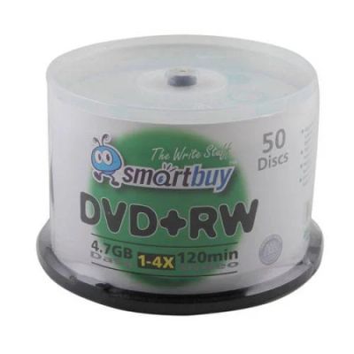 Лот: 5181383. Фото: 1. Диск DVD-RW Smartbuy 4.7Gb 4x... CD, DVD, BluRay