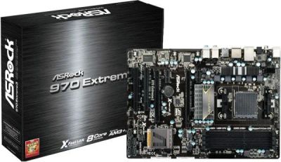 Лот: 3230958. Фото: 1. Asrock 990FX Extreme3 при среднем... Материнские платы