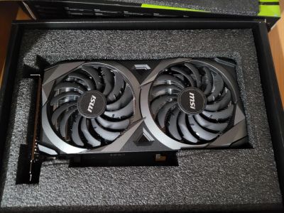 Лот: 19789091. Фото: 1. RTX 3050 MSI Ventus 2X. Видеокарты