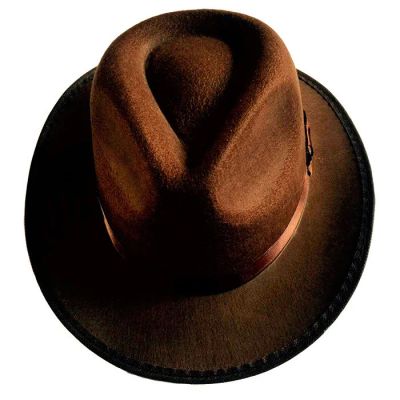 Лот: 10709702. Фото: 1. Шляпа "Гангстер" коричневая. Другое (одежда, обувь, галантерея)