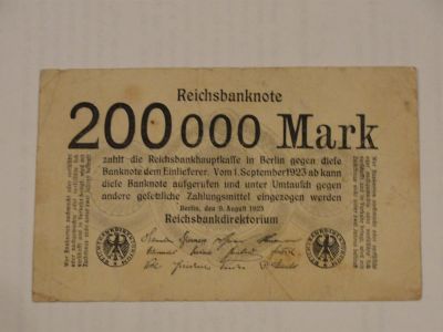 Лот: 3457599. Фото: 1. 200 000 марок 1923 год Германия. Германия и Австрия