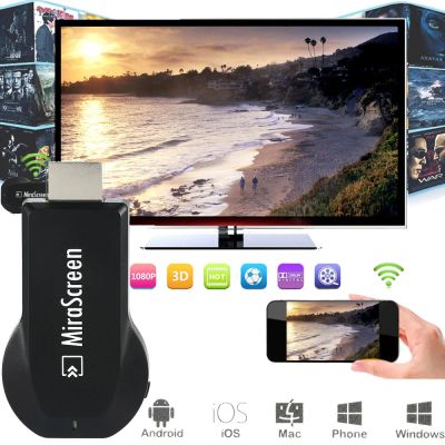 Лот: 9522860. Фото: 1. Hdmi через WiFI / Miracast / mirascreen... Дата-кабели, переходники