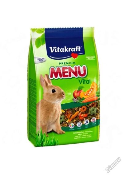 Лот: 5840079. Фото: 1. Корм Vitakraft Premium Menu Vital... Корма