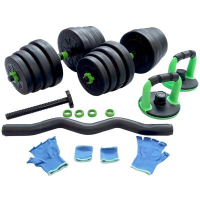 Лот: 22358066. Фото: 1. Гантельный набор Sportex разборный... Гантели