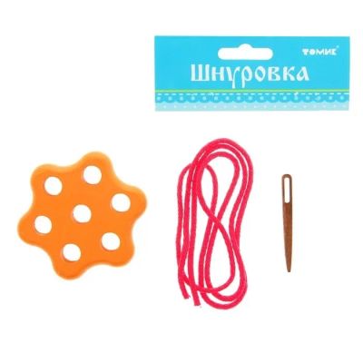 Лот: 25378956. Фото: 1. Шнуровка цветок. Развивающие