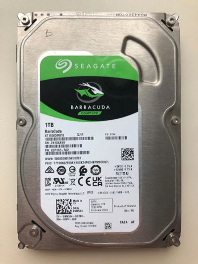 Лот: 21786378. Фото: 1. Неисправный SATA-III 1Tb Seagate... Жёсткие диски