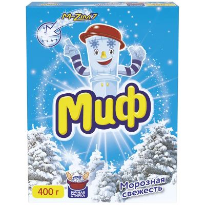 Лот: 24946264. Фото: 1. Стиральный порошок МИФ "Морозная... Бытовая химия