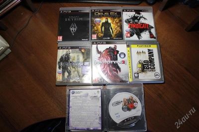 Лот: 2154451. Фото: 1. PS3 игры 4шт(SYNDICATE;DEUS EX... Игры для консолей