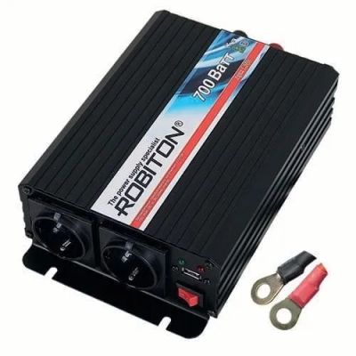 Лот: 21516320. Фото: 1. Инвертор Robiton R700W + USB... Инверторы, ИБП