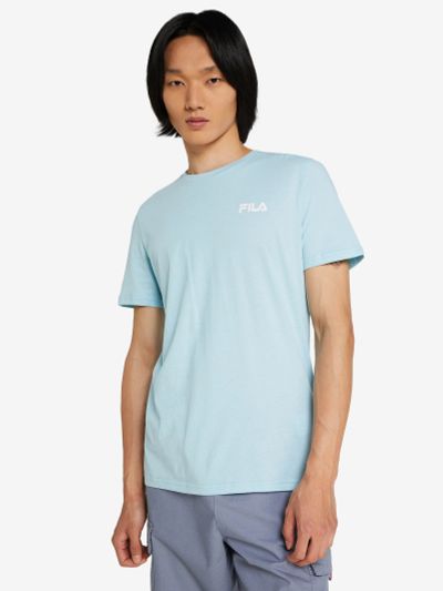 Лот: 22449077. Фото: 1. Футболка мужская FILA, Голубой. Другое (спортивная одежда)