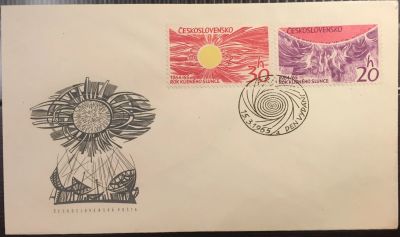 Лот: 15155408. Фото: 1. КПД (FDC) (Чехословакия) - Конверт... Открытки, конверты
