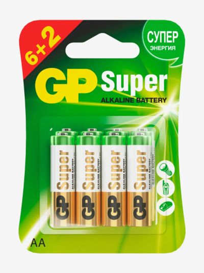 Лот: 25702129. Фото: 1. Батарейки щелочные GP Super Alkaline... Другое (спортивная одежда)