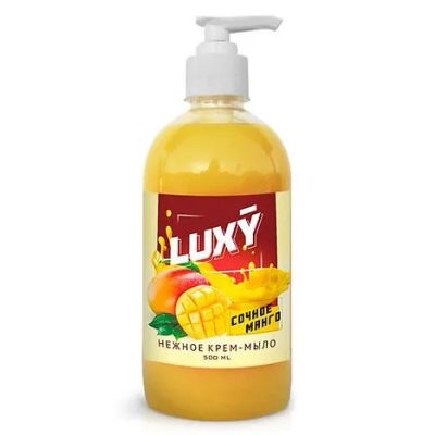 Лот: 19538527. Фото: 1. Мыло жидкое Luxy Сочное манго... Бытовая химия