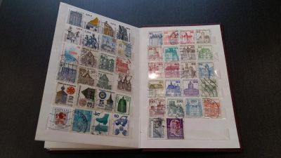 Лот: 9621453. Фото: 1. Марки 245 шт без повторов + альбом... Марки