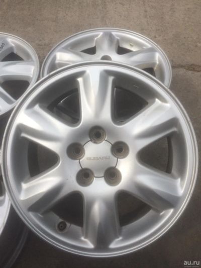 Лот: 13705387. Фото: 1. Литье Subaru R15 5:100 6j ET48... Диски