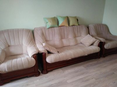 Лот: 11235470. Фото: 1. Комплект мягкой мебели. Комплекты мягкой мебели