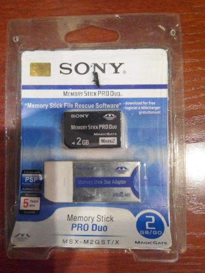 Лот: 4920110. Фото: 1. Memory Stick PRO Duo. Карты памяти