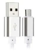 Лот: 16644880. Фото: 1. Кабель micro USB 150 см серый... Другое (оснащение, оборудование, аксессуары)