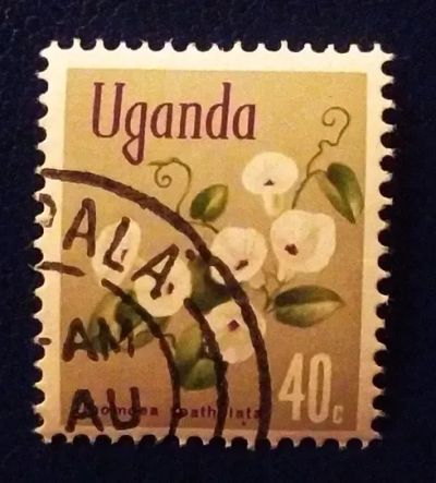 Лот: 21101267. Фото: 1. Уганда 1969 Цветы Михель UG-110. Марки