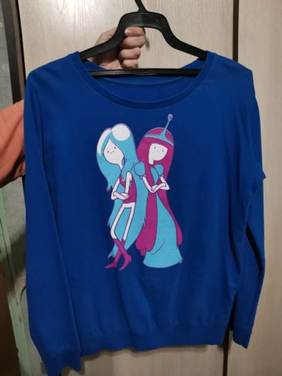 Лот: 16452730. Фото: 1. Свитшот Adventure Time. Свитеры, толстовки, худи