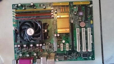 Лот: 5954671. Фото: 1. EPoX EP-MF4 Ultra-3 АМ2 + AMD... Материнские платы