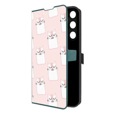 Лот: 25043838. Фото: 1. Чехол Krutoff Eco Book "Котики... Чехлы, бамперы