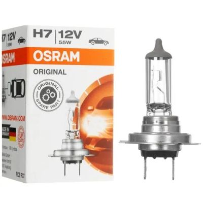 Лот: 20028122. Фото: 1. Галогенная лампа Osram H7 (55W... Оптика и освещение