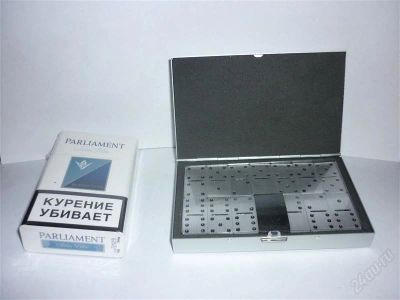 Лот: 983400. Фото: 1. Домино подарочное (металл). Другое (сувениры, подарки)