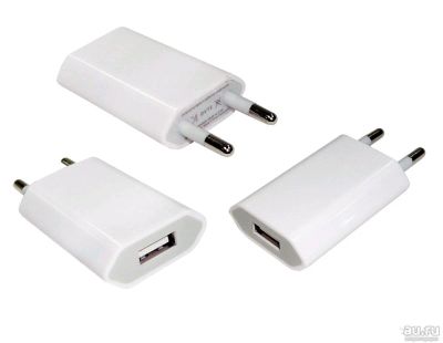 Лот: 10572772. Фото: 1. Сетевой usb адаптер, iphone. Дата-кабели, переходники