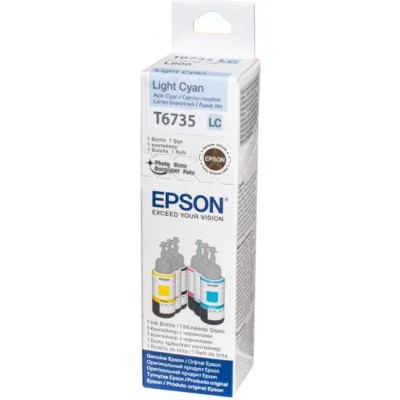 Лот: 18714064. Фото: 1. Чернила Epson T6735 light cyan... Картриджи, расходные материалы