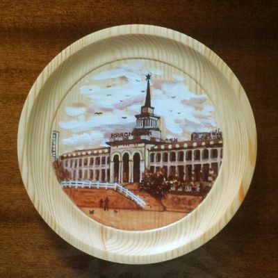 Лот: 8232193. Фото: 1. Тарелка декоративная роспись... Сувенирные наборы