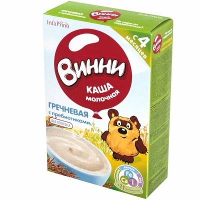 Лот: 8043085. Фото: 1. Каша молочная гречневая с пребиотиками... Детское питание