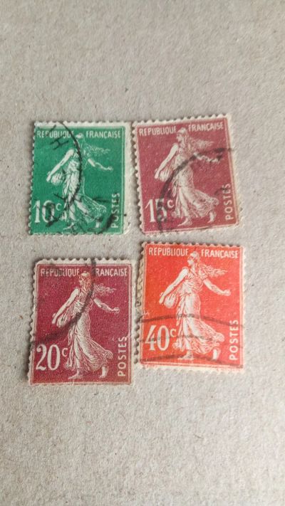 Лот: 24590229. Фото: 1. марки почтовые Французская Колония... Марки