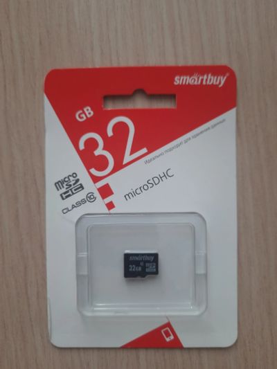 Лот: 19196669. Фото: 1. Карта памяти MicroSD 32 Гб Smart... Карты памяти